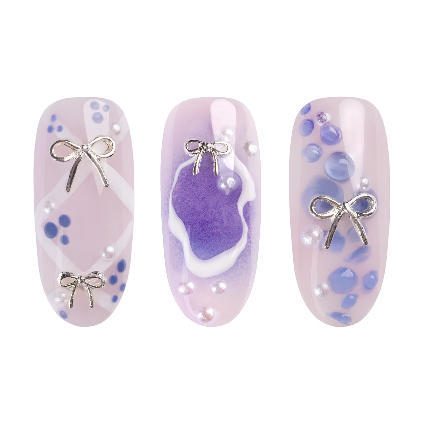 Decorazione 3D: Silver Bows